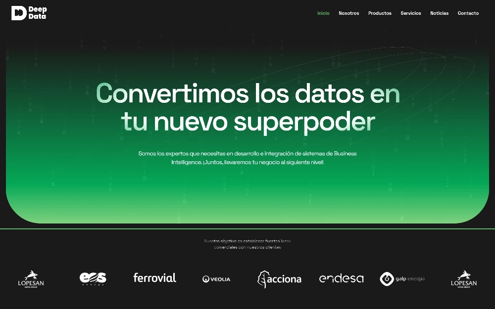 Vista de Deep Data