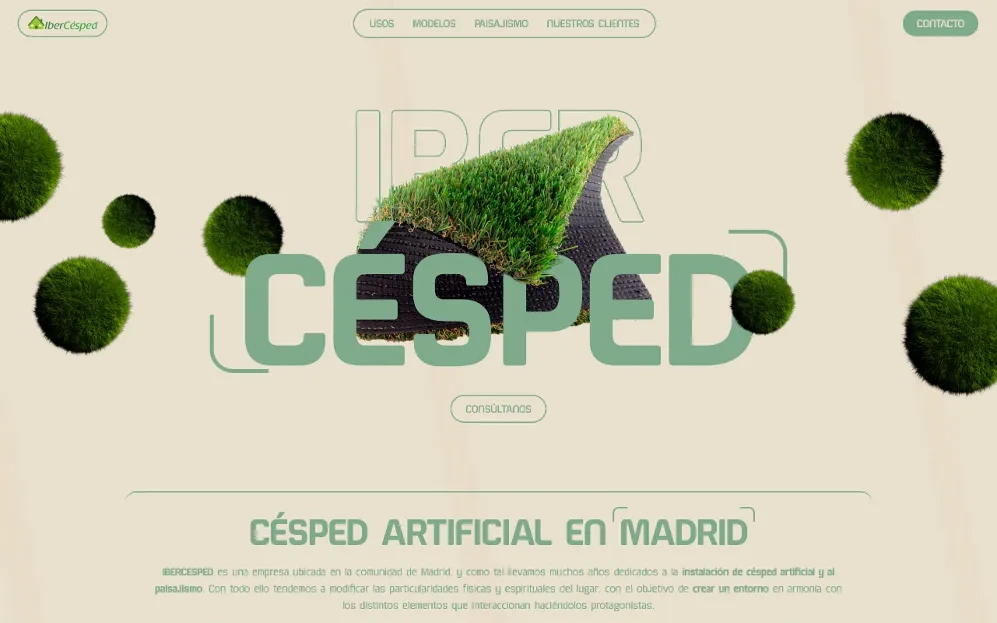 Vista de Ibercésped