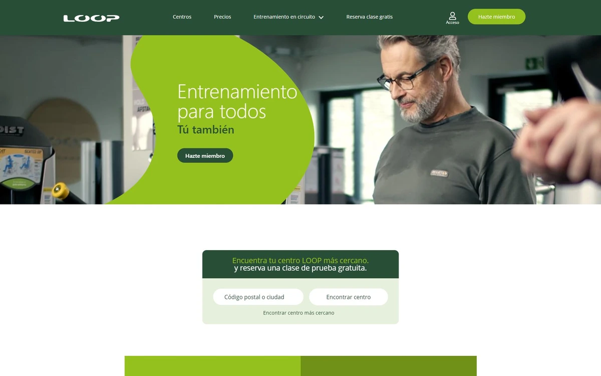 Vista de LOOP Fitness